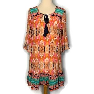 Tolani Multicolor Boho Dress